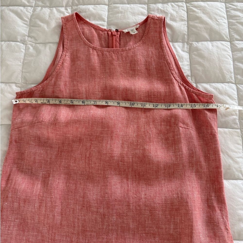 Garnet Hill Elegant Linen Sleeveless Dress size 00 - Picture 3 of 7